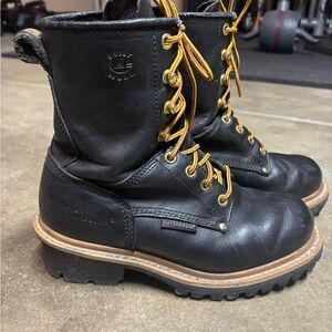 Carolina Women's Leather Waterproof Logger Work Boot